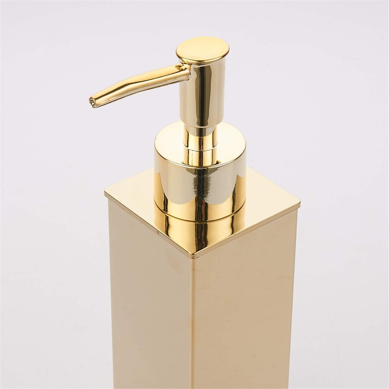 BGL Soap Dispenser Square Lotion Soap Dispenser, 304 Stainless Steel