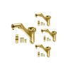 QCAA Heavy Duty Handrail Bracket, 3", Stair Railing Bracket for