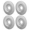 4 Pcs Grinder Wheel Disc 16mm Stainless Steel Rapid Carving