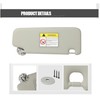 FITIPICI Driver Left Side Sun Visor Without Light Compatible with