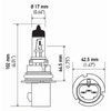 HELLA 9007SB Single Blister Standard Halogen Bulb, 12V, 65/55W