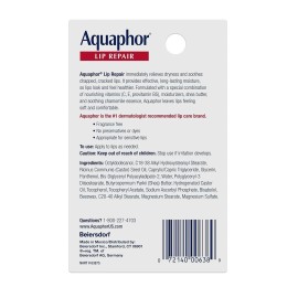 Aquaphor 2 PACK Aquaphor Lip Repair Ointment, Long-lasting Moisture Soothe