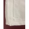 Set of 6, 100% Cotton White Hemstitch Napkins 14" x