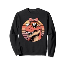 Retro T-Rex Dinosaur Sunglasses Tyrannosaurus Rex Sweatshirt