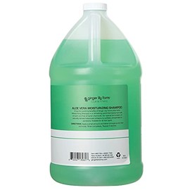 Ginger Lily Farms Club & Fitness Aloe Vera Moisturizing Shampoo, 100% Vegan, Paraben, Sulfate, Phosphate, Gluten and Cruelty-Free, 1 Gallon