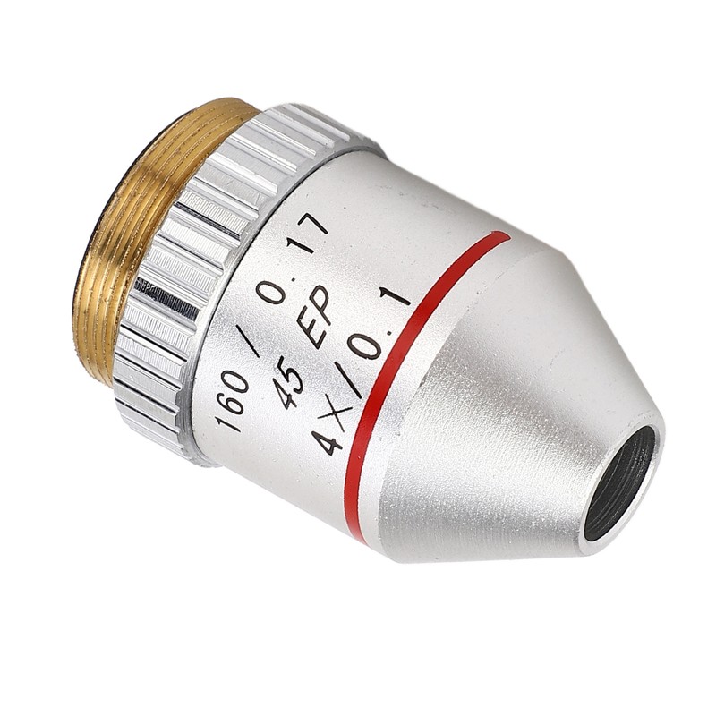 4X Objective Lens 195EP Achromatic Objective Lens Replacement for Biological