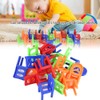 TYTOGE Stacking Chair Game, 18Pcs/Set Mini Stacking Plastic Chair Toys
