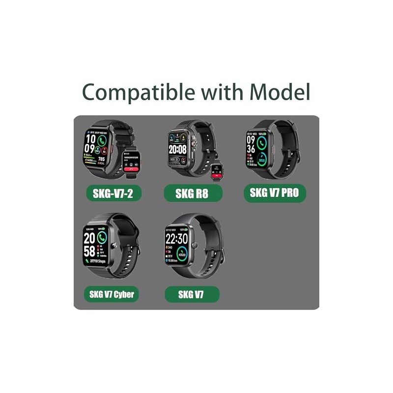 SKG - Cargador de reloj compatible V7 Pro de repuesto