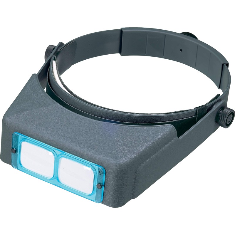 Donegan LX-5 OptiVISOR Headband Magnifier, 2.25X Magnification Optical-Grade Acrylic Lens