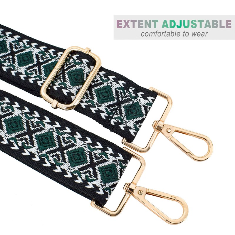 Wide Purse Strap Replacement Crossbody Adjustable Guitar Straps for Handbags