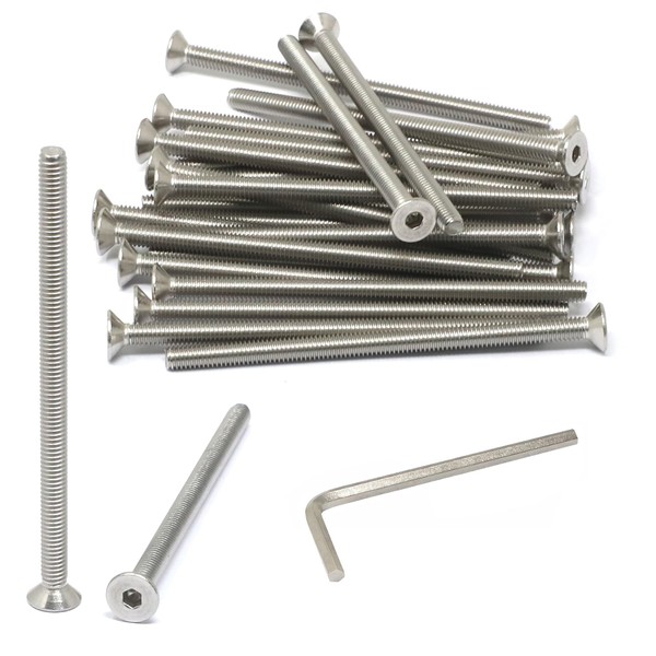 iexcell 25 Pcs M4 x 70mm Thread Pitch 0.7 mm