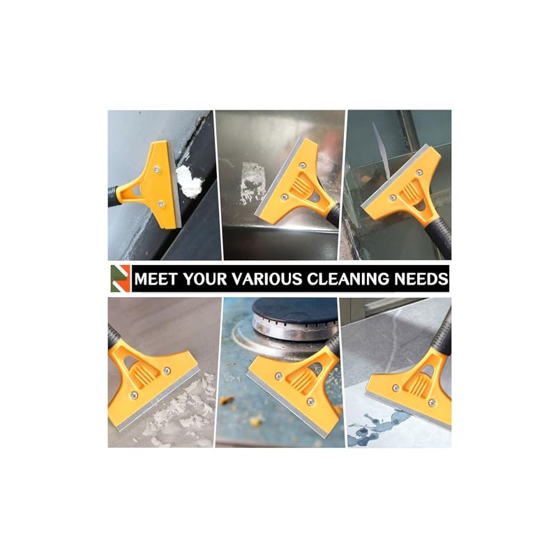 WRAPXPERT 4 Inch Scraper Blades 160 PCS Razor Scraper Blade