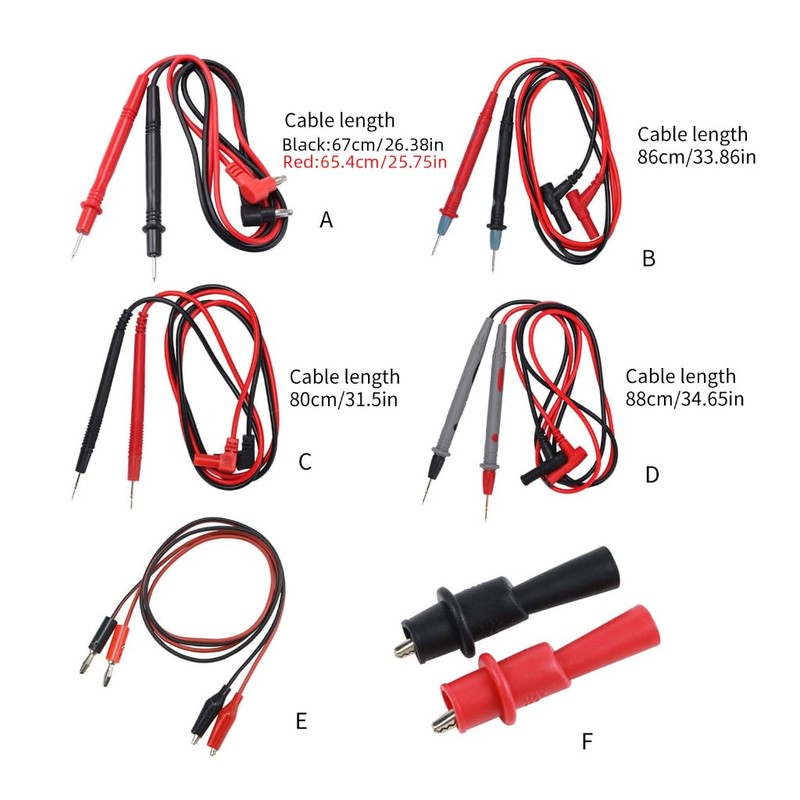 1000V 20A Multimeter Test Leads Probes With Cover Digital Multimeter