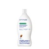 ATTITUDE Dish Soap, EWG Verified, Plant-Based & Vegan Dishwashing Liquid,