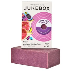 Jukebox Soap, Gettin' Figgy With It, Natural Bar Soap for Women, Fig, Bergamont, Cardamom Scents, Cold Process, Bath Soap with No Harmful Ingredients, Created for All Skin Types, 4.5oz