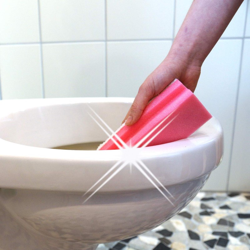 Sonty Pack of 10 Cleaning Sponge Scratch-Free Large Washable Bathroom
