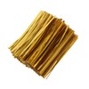 800pcs 4" Metallic Twist Ties(Gold) for Bakery, Candy Bags, Coffee