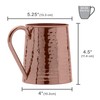 Houdini 24oz Hammered Bar Mug Copper, Copper Large Mug, Stainless