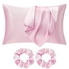 Seiwohl Satin Pillowcases for Hair and Skin 2 Pack &