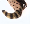MinnowXY Cute -Racoon Tail Keychain Pendant Key-Chain Bags Charm Keys-Holder