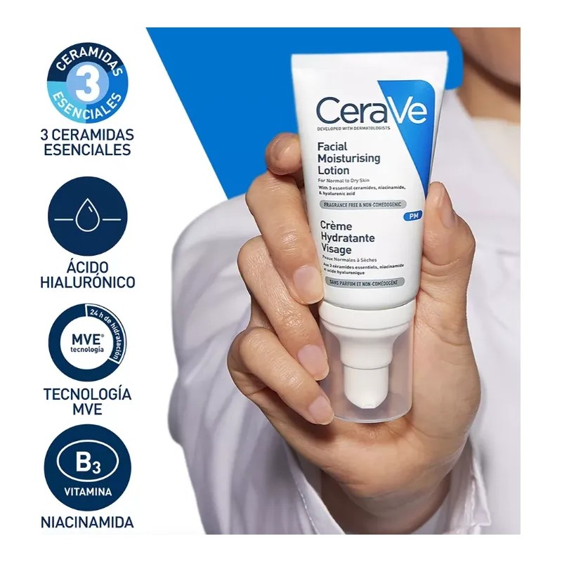 Loción Hidratante De Rostro Am Fps30 Piel Normal/seca 52ml*2