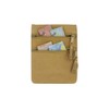 Neck purse pouche LEAS, Genuine Leather, beige - ''LEAS Travel-Line''