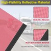 Upgrade 18" x 18" Red Mesh Safety Flags with Rubber