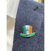St Patrick's Day Decoration Celebration Irish Flag Pin Badge Brooch