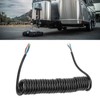 Trailer Extension Coiled Cable 12.8ft 20AWG 7 Core Polyurethane Copper