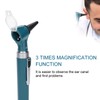 Professional Diagnostic Kit Ear Care Examination Otoscope Eardrum Endoscope SpeculumGreen