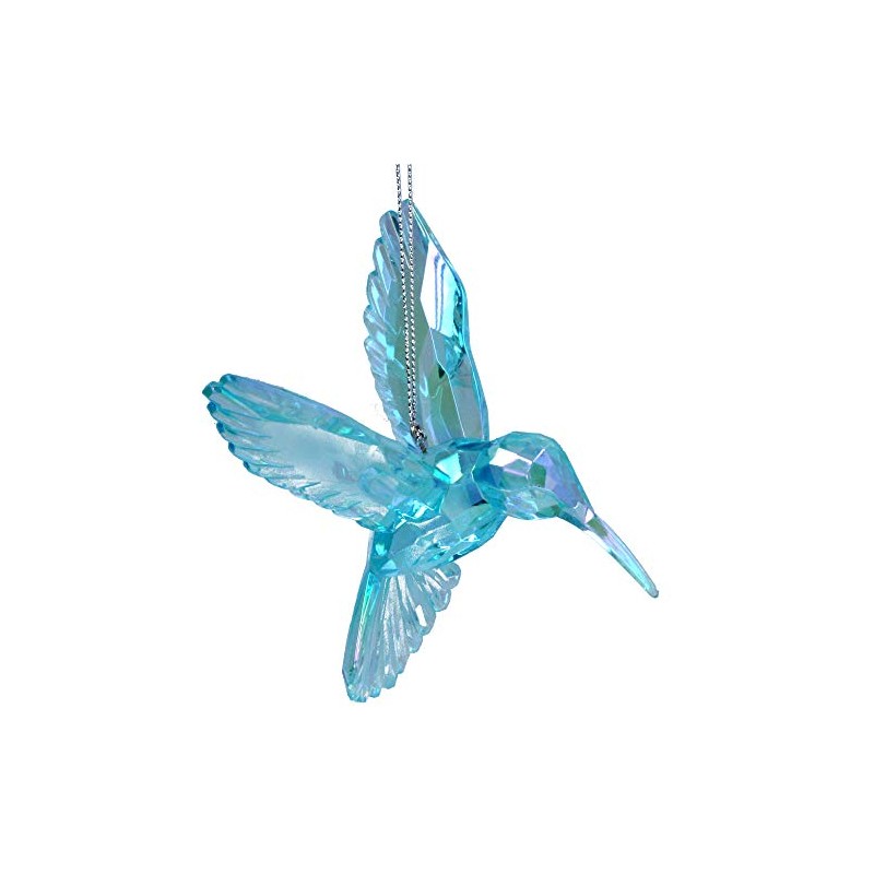 Gisela Graham Christmas Decoration 9cm - Turquoise Hummingbird