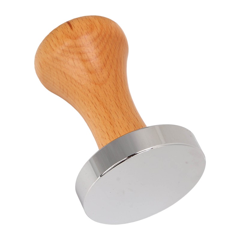 Coffee Tamper Stainless Steel Flat Bottom Tamping Tool Coffee Hand