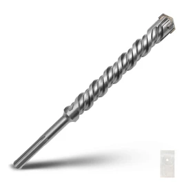 1-1/2 x 15 inch SDS Max Rotary Hammer Drill Bit, 38x380mm Carbide Tip Masonry Drill Bit,Concrete Drill Bit for Masonry, Brick, Stone, Concrete (Length :380mm / 15 inch, 38mm (1-1/2 in) Diameter)