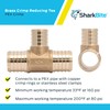 SharkBite 1-1/4 x 1-1/4 x 1 Inch Crimp Reducing Tee,