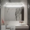 ZUZITO Modern Bathroom Light Fixtures Over Mirror 30 inch Crystal