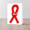 CafePress Red Hope Greeting Card (20-pack), Note Card with Blank