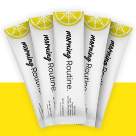 ROUTINE Morning Daily Hydration | Electrolyte Powder Packets with Apple Cider Vinegar, Lemon, and Sea Salt | Keto & Paleo-Friendly Electrolyte Drink Mix (5 Pack)