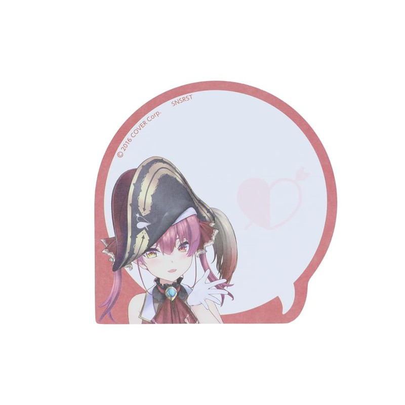 Sunstar Stationery S2846500 Hololive Vtuber Marine, Sticky Notes, Die Cut