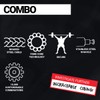 Knog Twisted Combo, CANDADO, Rojo