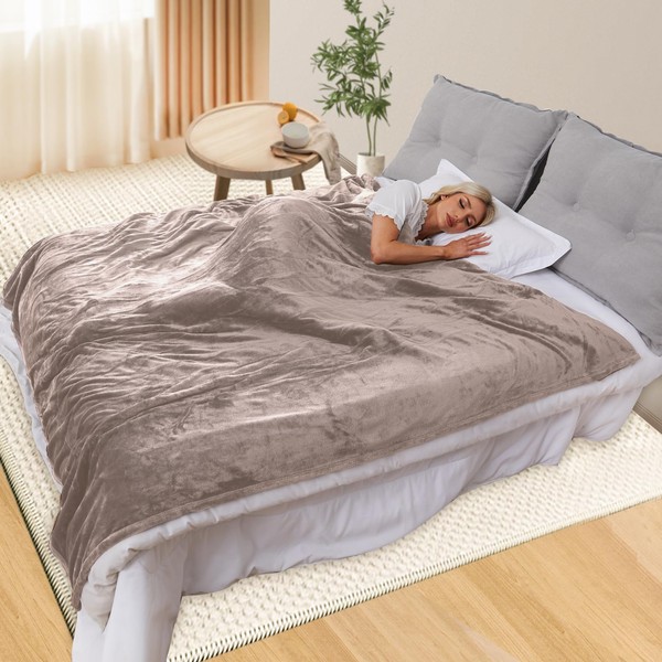 ONDAN Electric Blanket Heated 72" x 84" Full Size Flannel