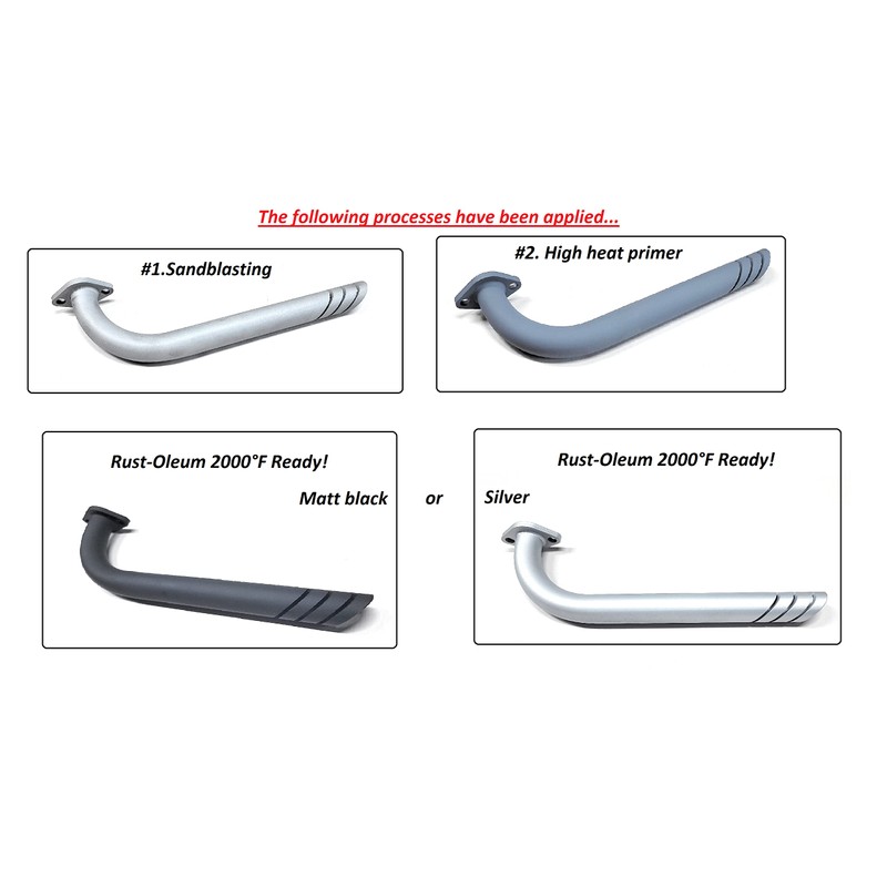 DRIFT TRIKE Exhaust Pipe for Predator 212cc, 212cc Tillotson Hemi