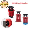 ToolOfLife 1 Pc Miniature Circuit Breaker Lockout, MCPO/MCPI/MCPOW (Optional), Red,