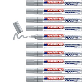 edding 750 CR Gloss Paint Marker - White (Pack of 10)