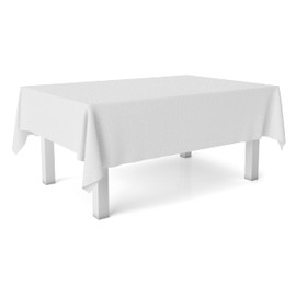 Martina Home Tablecloth Oilcloth TER, White, 200 x 140 cm