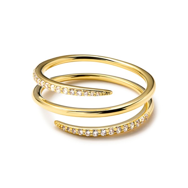 Ana Luisa Gold Rings for Women - 14K Gold Plated