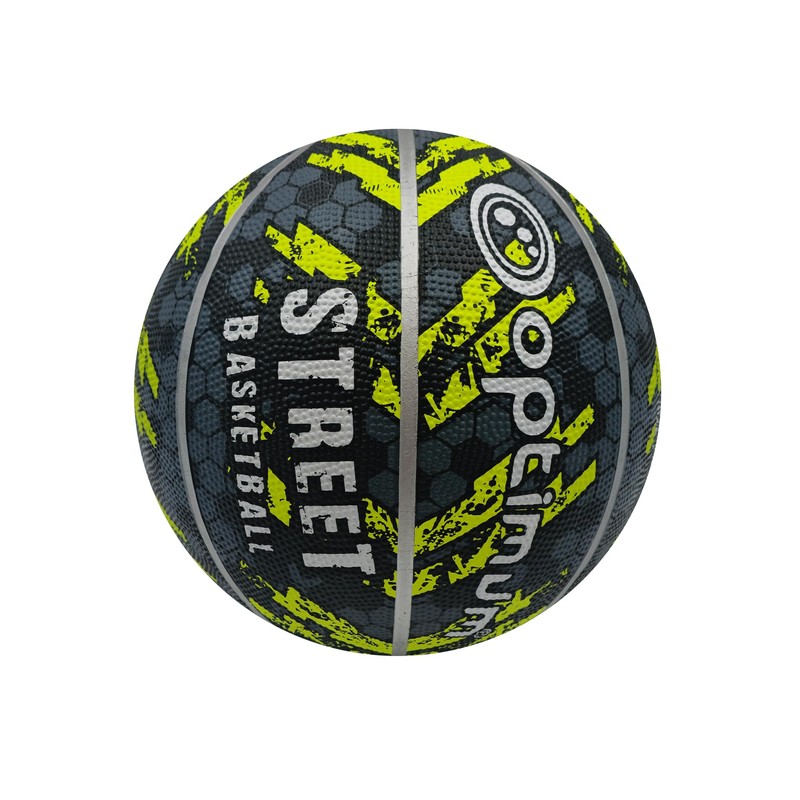 Optimum STREET BASKETBALL - BLACK/YELLOW - SIZE 7
