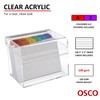 OSCO Clear Acrylic Index Box | Small | A to