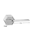 Berlin Modisch Zero Gravity Metro Series Privacy Lever Door Handle