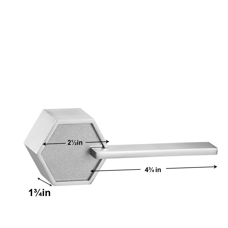 Berlin Modisch Zero Gravity Metro Series Privacy Lever Door Handle