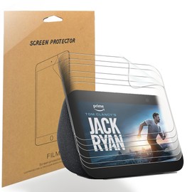 Blueshaweu Compatible for Echo Show 5 3rd Gen Screen Protector, [6 Pack] Full Coverage TPU Clear Film Compatible with Echo Show 5 (3rd Gen, 2023 release) (6 pack)